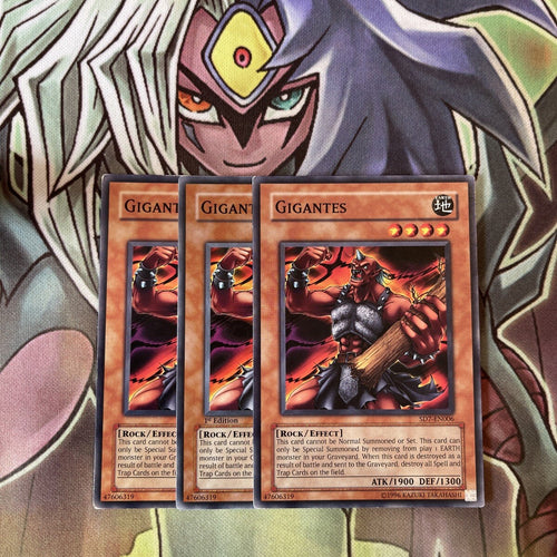 SD7-EN006 x3 Gigantes Common Excellent Condition Yugioh