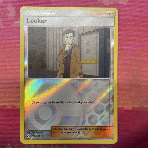Pokemon Card Looker Ultra Prism Reverse Holo 126/156 Near Mint