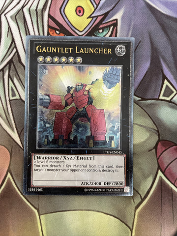 LTGY-EN045 Gauntlet Launcher Ultimate Rare UNL Edition NM Yugioh