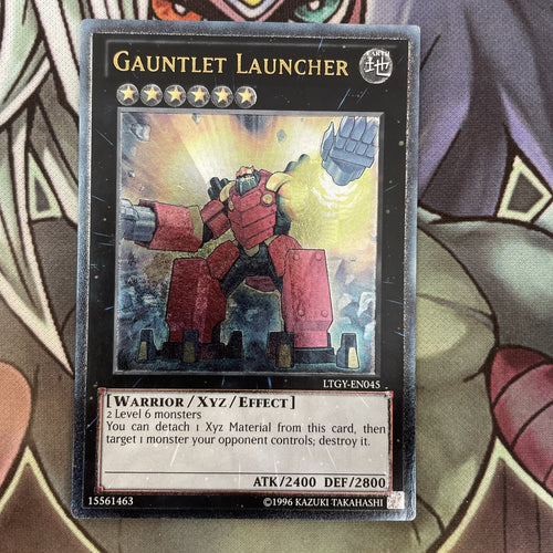 LTGY-EN045 Gauntlet Launcher Ultimate Rare UNL Edition NM Yugioh