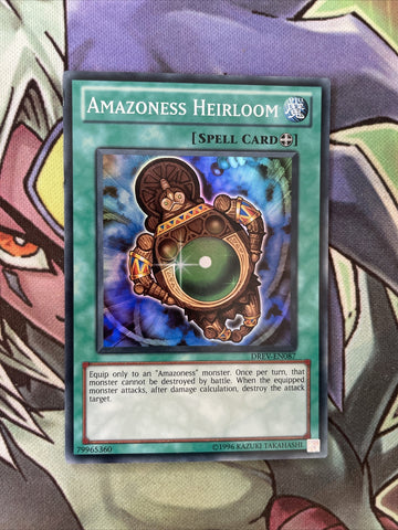 DREV-EN087 Amazoness Hierloom Super Rare Unlimited Edition NM Yugioh Card