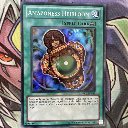 DREV-EN087 Amazoness Hierloom Super Rare Unlimited Edition NM Yugioh Card