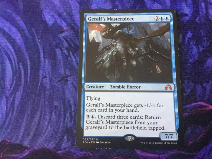 Geralf's Masterpiece [Shadows over Innistrad]! MTG