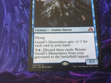 Geralf's Masterpiece [Shadows over Innistrad]! MTG (back)