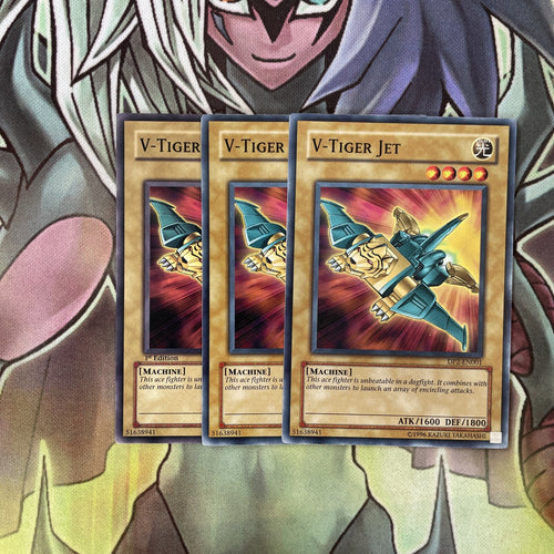 DP2-EN001 x3 V-Tiger Jet Common Excellent Condition Yugioh