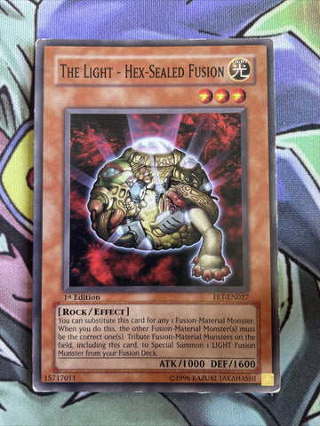 FET-EN027 The Light - Hex-Sealed Fusion Common MP Condition Yugioh Card