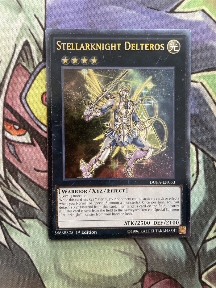 DUEA-EN053 Stellarknight Delteros Ultimate Rare 1st Edition NM Yugioh Card