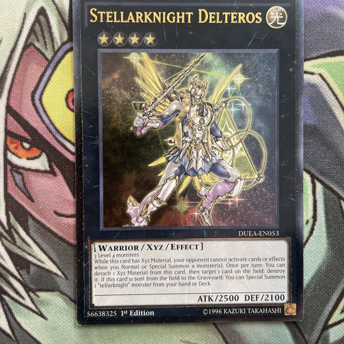 DUEA-EN053 Stellarknight Delteros Ultimate Rare 1st Edition NM Yugioh Card
