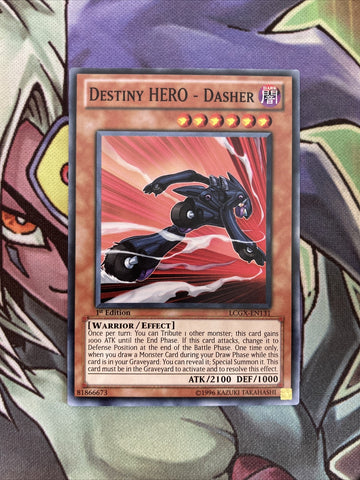 LCGX-EN131 Destiny Hero - Dasher Common 1st Edition NM Yugioh Card