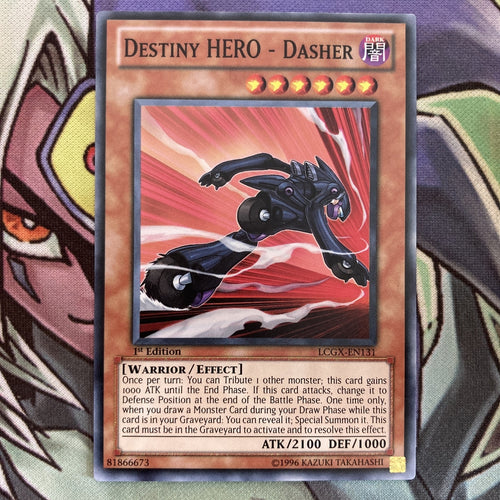 LCGX-EN131 Destiny Hero - Dasher Common 1st Edition NM Yugioh Card