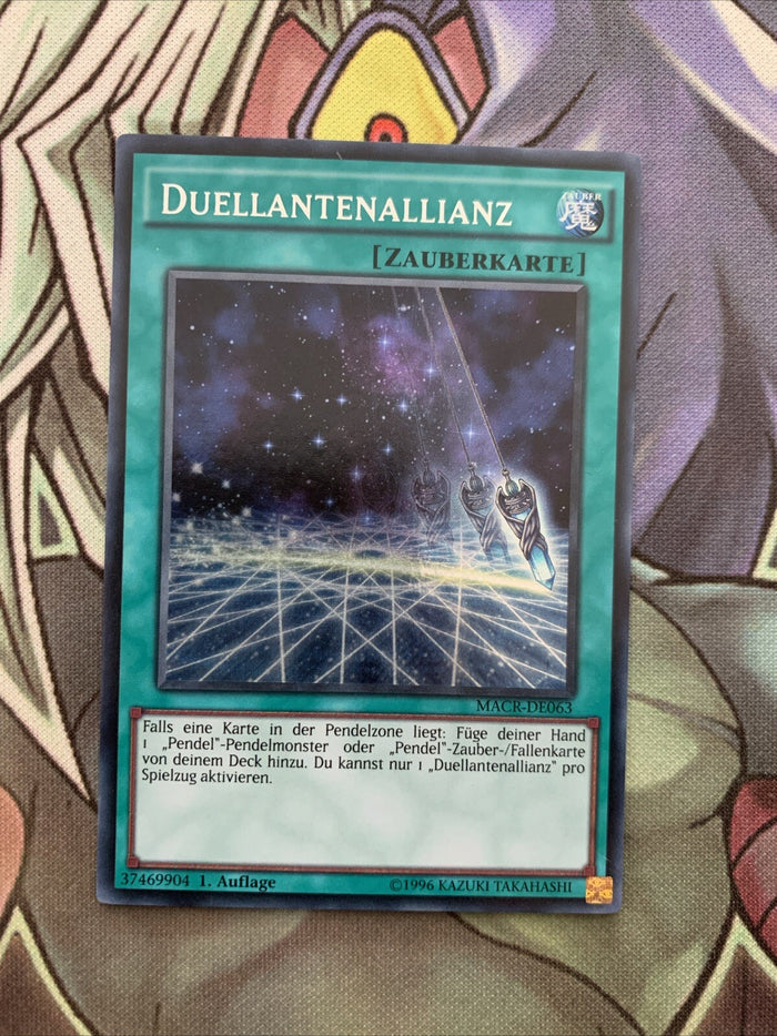 MACR-EN063 Duelist Alliance Secret Rare German 1st Edition NM Yugioh Card