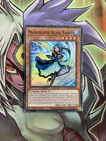 MP20-EN149 Marincess Blue Tang Super Rare 1st Edition NM Yugioh Card