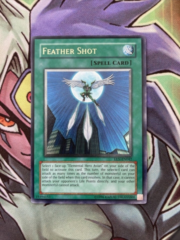 EEN-EN042 Feather Shot Ultimate Rare Near Mint Condition Yugioh Card