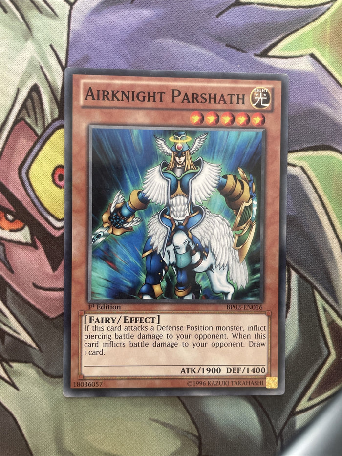 BP02-EN016 Airknight Parshath Mosaic Rare 1st Edition NM Yugioh Card