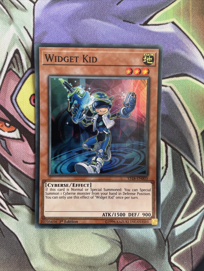 YS18-EN003 Widget Kid Super Rare 1st Edition NM Yugioh Card