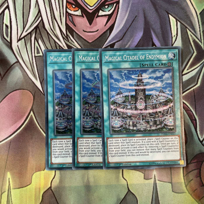 DASA-EN055 x3 Magical Citadel of Endymion Secret Rare Excellent Condition Yugioh