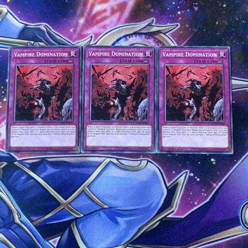MP19-EN243 x3 Vampire Domination Yugioh Playset