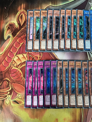 Deck Altergeist Yugioh 29 Cards (back)