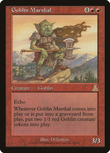 Goblin Marshall -  Urza's Destiny Excellent Magic MTG