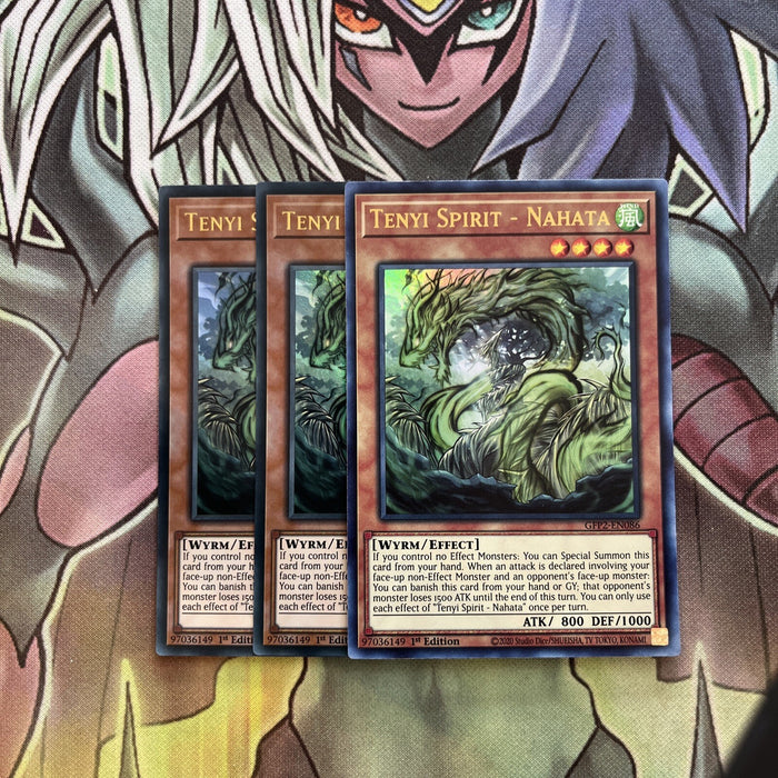 GFP2-EN086 x3 Tenyi Spirit - Nahata Ultra Rare Excellent Condition Yugioh