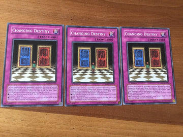 ABPF-EN063 3x CHANGING DESTINY 1ST EDITION/Unlimited YUGIOH CARDS (NM)