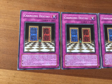 ABPF-EN063 3x CHANGING DESTINY 1ST EDITION/Unlimited YUGIOH CARDS (NM) (back)