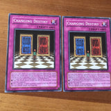 ABPF-EN063 3x CHANGING DESTINY 1ST EDITION/Unlimited YUGIOH CARDS (NM)