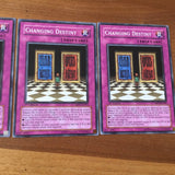 ABPF-EN063 3x CHANGING DESTINY 1ST EDITION/Unlimited YUGIOH CARDS (NM)