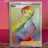 Pokemon Card Rose 196/189 Rainbow Rare Darkness Ablaze NM