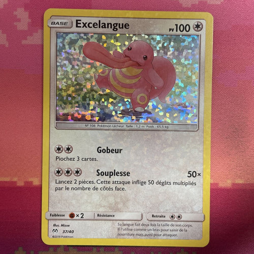 Pokemon Card Lickitung FRENCH McDonald's HOLO 37/40 NM