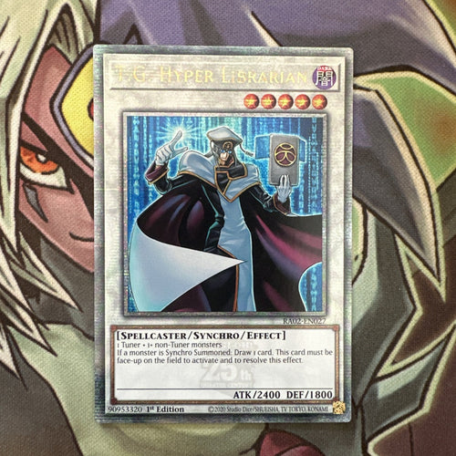 RA02-EN027 T.G. Hyper Librarian Quarter Century 1st Edition NM Yugioh Card