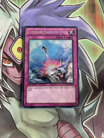LCYW-EN291 Compulsory Evacuation Device Secret Rare 1st Edition NM Yugioh Card