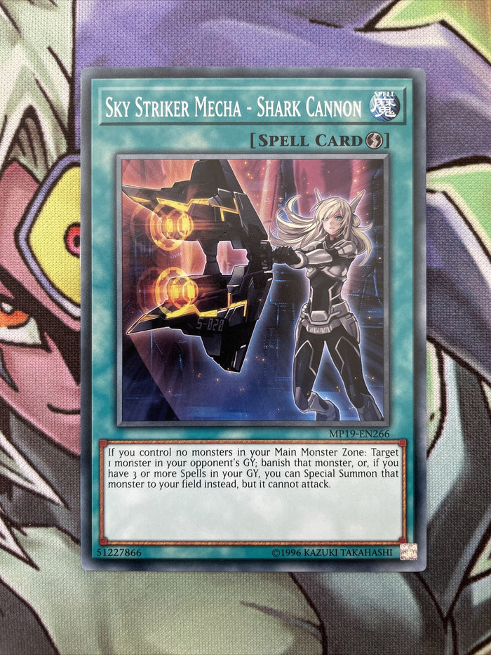 MP19-EN266 Sky Striker Mecha - Shark Cannon Common 1st Edition Near Mint Yugioh