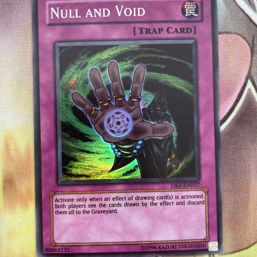 dr3-en057 Null and Void (NM) Super Yugioh!