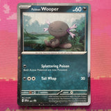 Pokemon Card Paldean Wooper 041 Black Star Promo NM