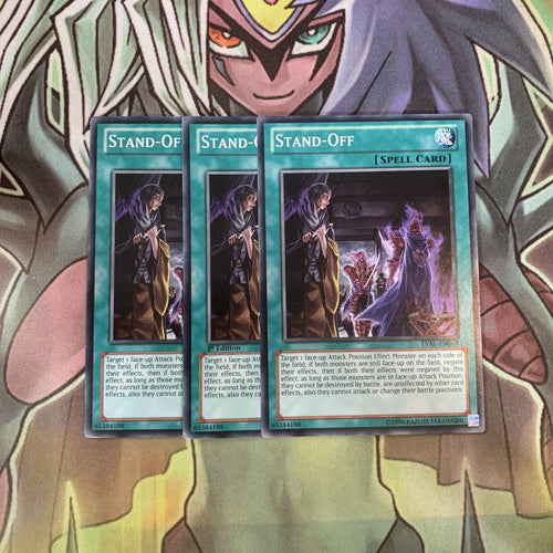LVAL-EN069 x3 Stand-Off Common Excellent Condition Yugioh