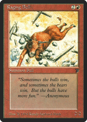 Raging Bull - Legends Excellent Magic MTG