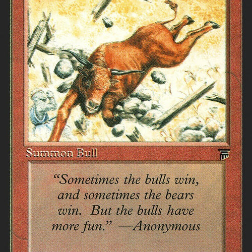 Raging Bull - Legends Excellent Magic MTG