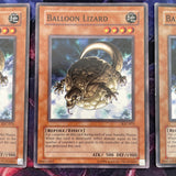 IOC-EN072/IOC-072 x3 Balloon Lizard Yugioh Cards Playset