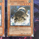 IOC-EN072/IOC-072 x3 Balloon Lizard Yugioh Cards Playset