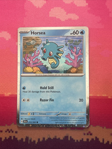 Pokemon Card Horsea Surging Sparks Cosmo Holo 010/064 NM