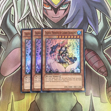 JOTL-EN036 x3 Talaya, Princess of Cherry Blossoms Super Excellent Cond Yugioh