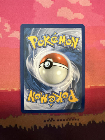 Pokemon Card Bloodmoon Ursaluna SMUDGED MISPRINT 025/064 Near Mint (back)