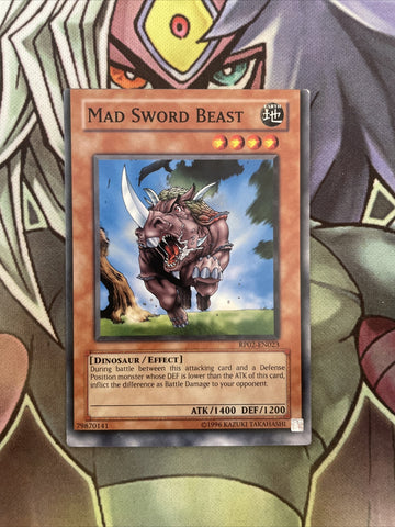 RP02-EN023 Mad Sword Beast Common UNL Edition NM Yugioh MISPRINT
