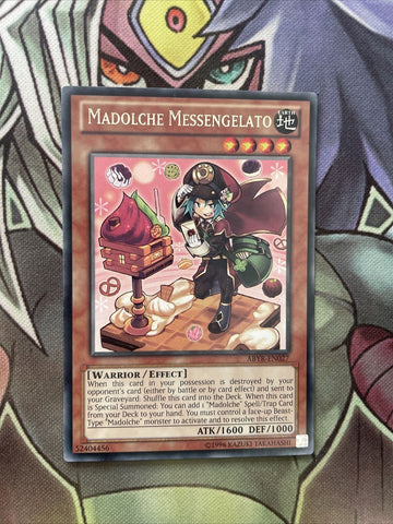 ABYR-EN027 Madolche Messengelato Rare Unlimited Edition NM Yugioh Card