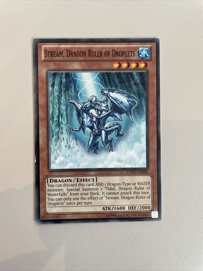 LTGY-EN096 Stream, Dragon Ruler of Droplets Common Unlimited LP Yugioh!