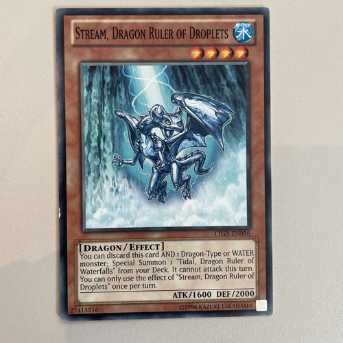 LTGY-EN096 Stream, Dragon Ruler of Droplets Common Unlimited LP Yugioh!