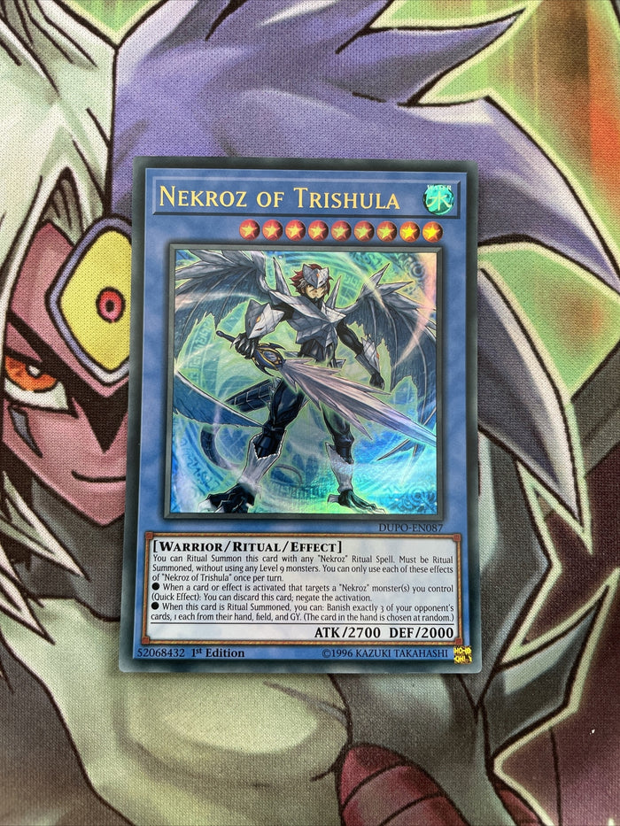 DUPO-EN087 Nekroz Of Trishula Ultra Rare 1st Edition NM Yugioh Card