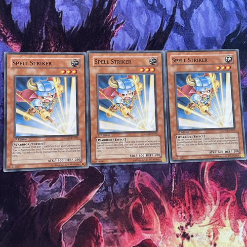SDWS-EN005 x3 YuGiOh Spell Striker 1st Edition Common TCG Card