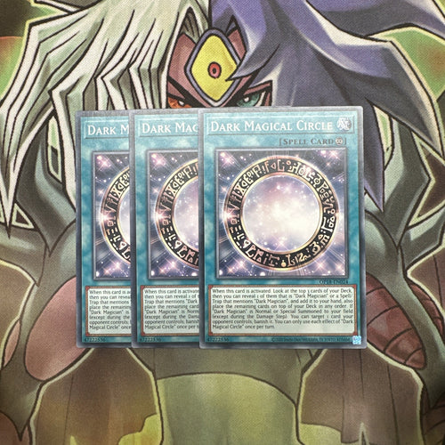 OP18-EN024 x3 Dark Magical Circle Common Excellent Condition Yugioh